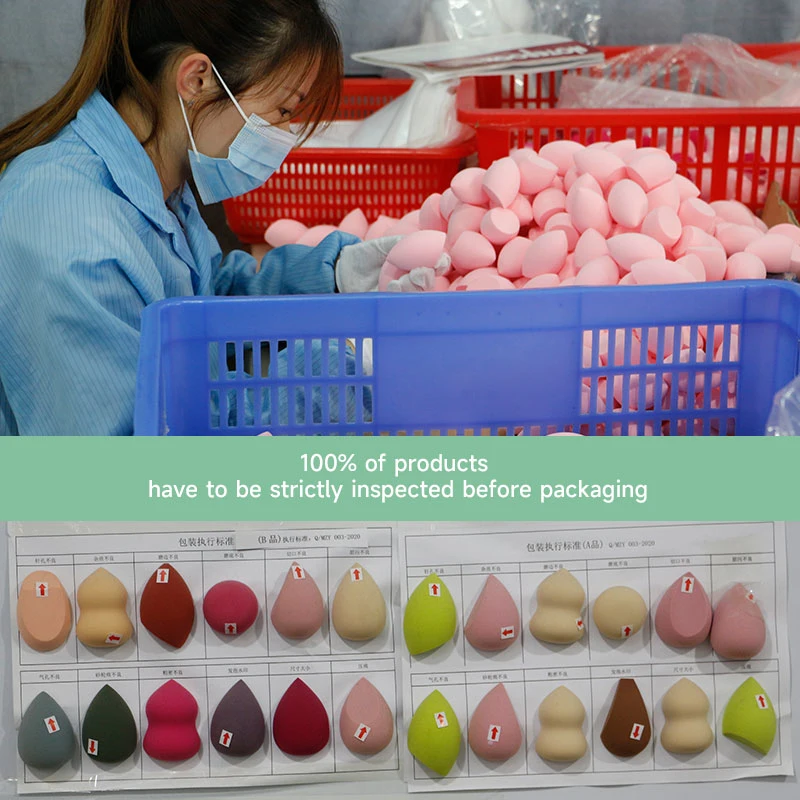 Factory OEM Latex Free Biodegradable Marshmallow Makeup Sponge for Foundation