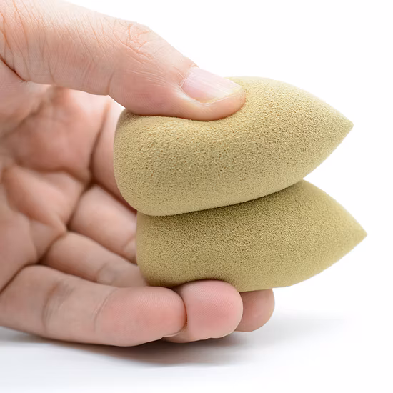 Новое поступление, биоразлагаемая веганская губка для макияжа, кокос, частная марка, одноразовые растения